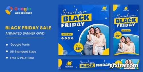CodeCanyon - Black Friday Sale Fashion HTML5 Banner Ads GWD v1.0 - 33747777