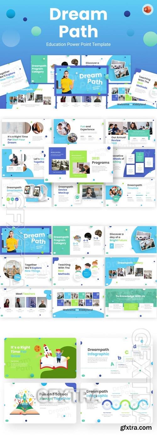 Dreampath Education PowerPoint Template 488H2UH