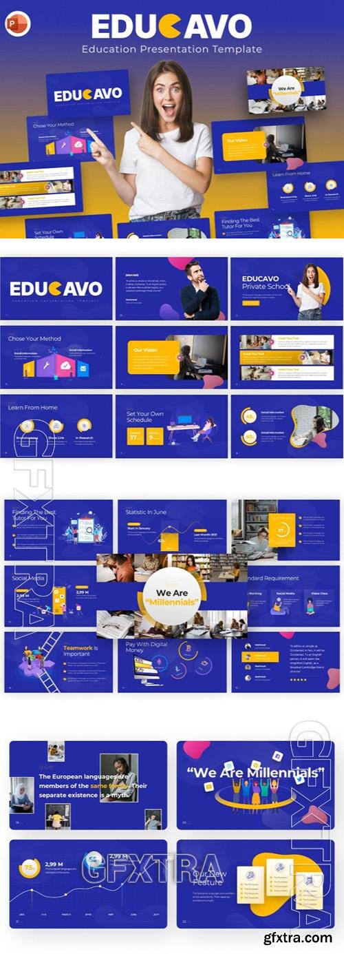 Educavo Education PowerPoint Template GLULRVJ