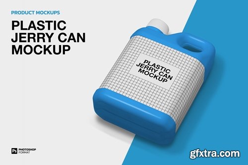 Plastic Jerry Can - Mockup