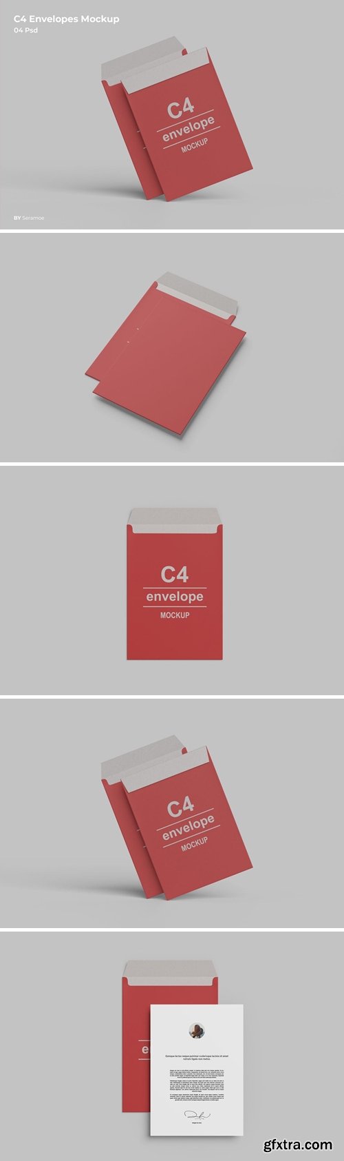 C4 Envelopes Mockup