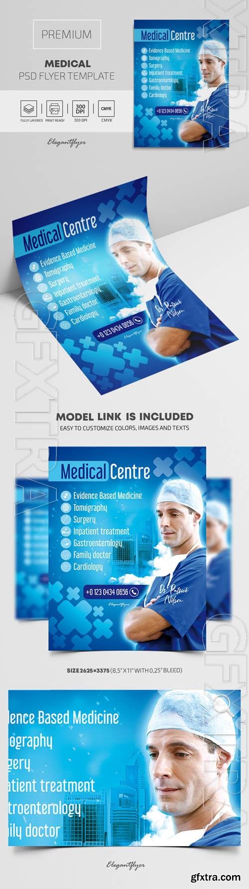Medical Premium Flyer PSD Template Medical Premium Flyer PSD Template