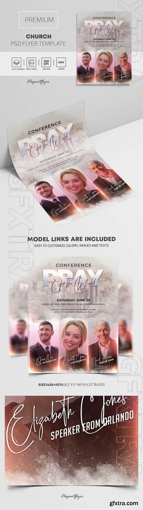 Church Premium PSD Flyer Template Church Premium PSD Flyer Template