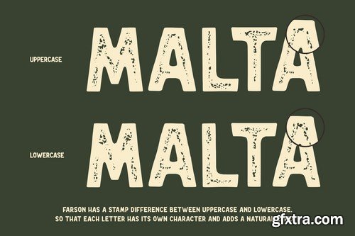 Farson – Vintage Typeface