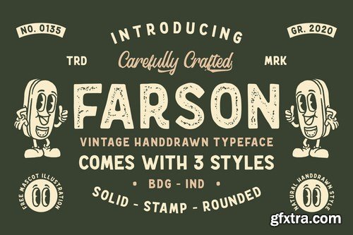 Farson – Vintage Typeface