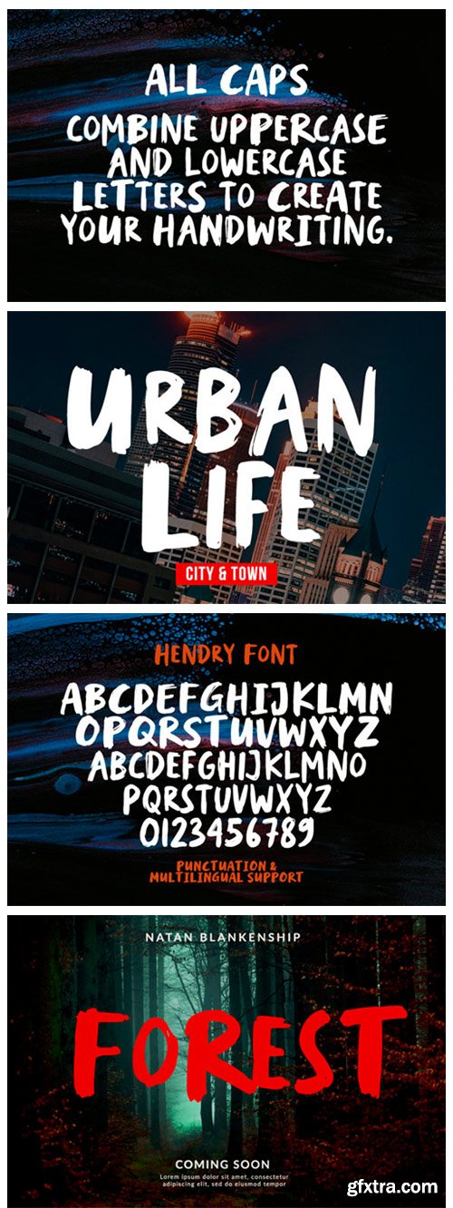 Hendry Font Hendry Font