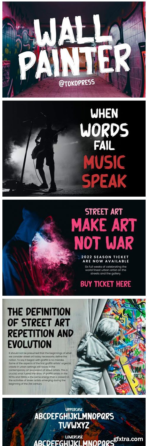 Wall Painter Font Wall Painter Font