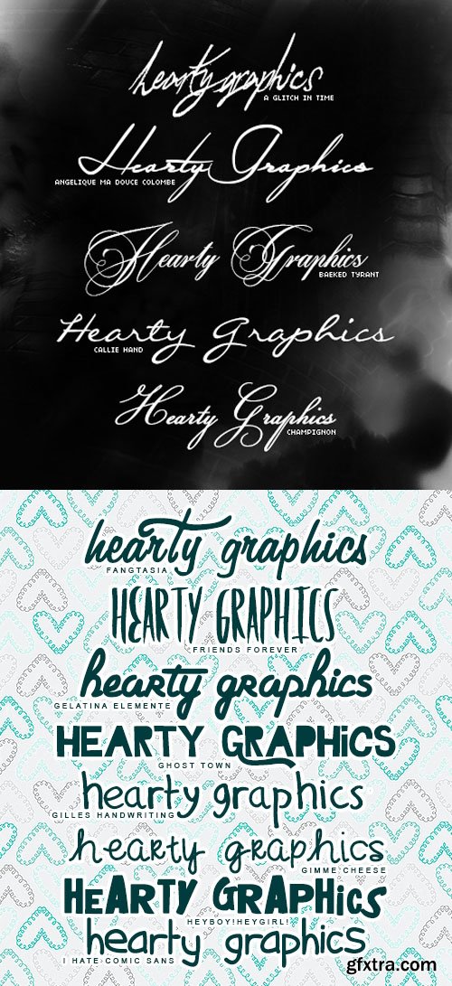 Cute Font Pack - 13 Fonts Cute Font Pack - 13 Fonts