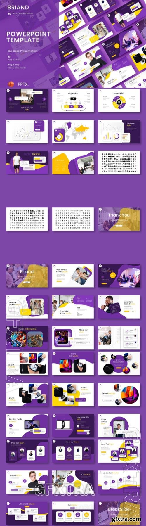 Briand - Business Powerpoint, Keynote and Google Slides Template