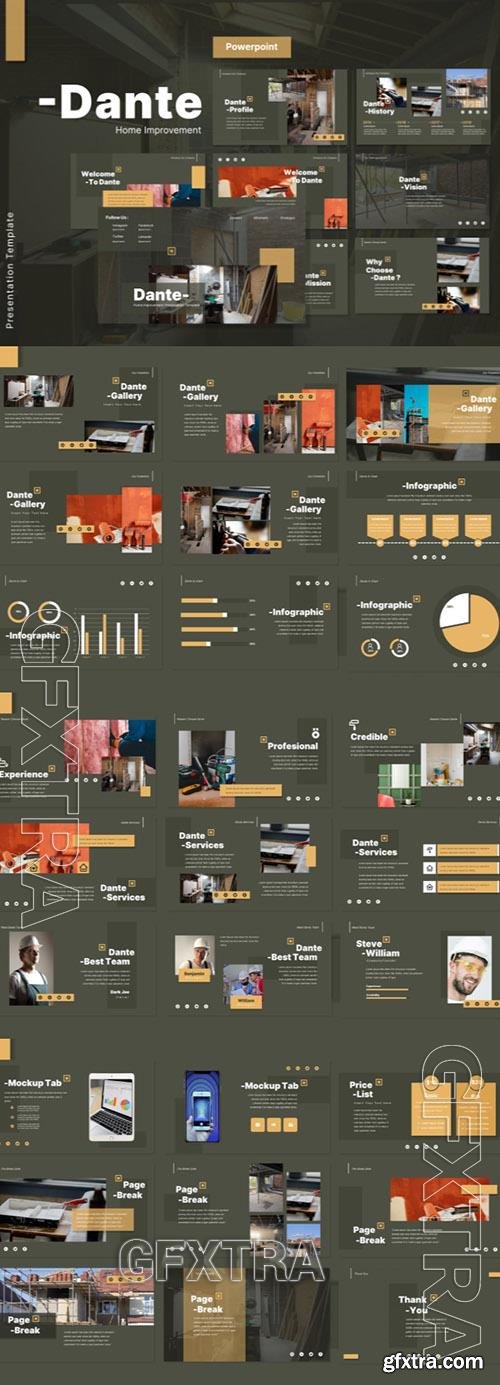 Home Improvement Powerpoint, Keynote and Google Slides Template Home Improvement Powerpoint, Keynote and Google Slides Template