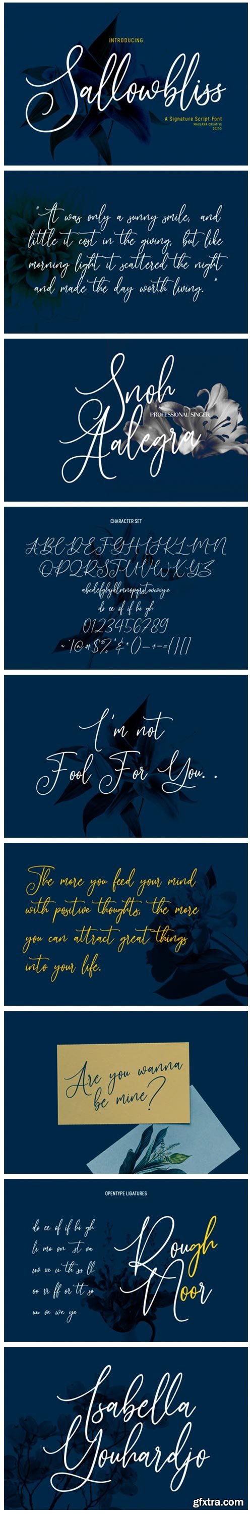 Sallowbliss Font