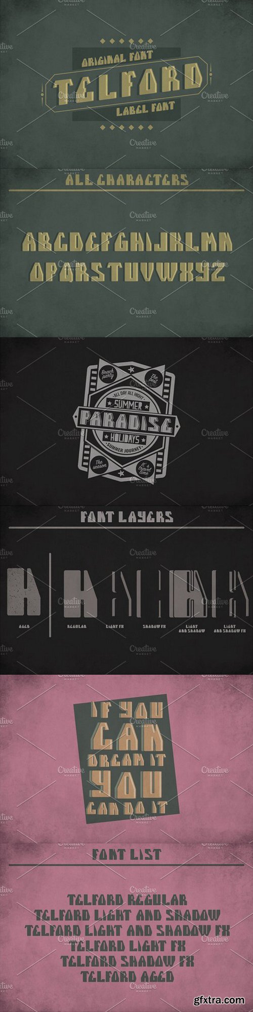 Telford Vintage Label Typeface