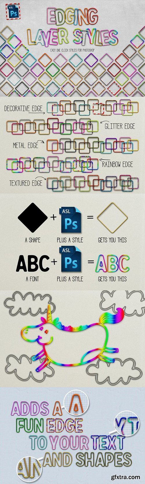70 Photoshop Edging Styles