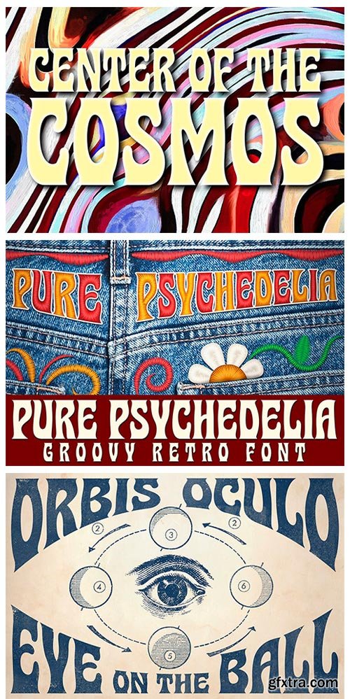 CM - Pure Psychedelia Font 5833702 CM - Pure Psychedelia Font 5833702