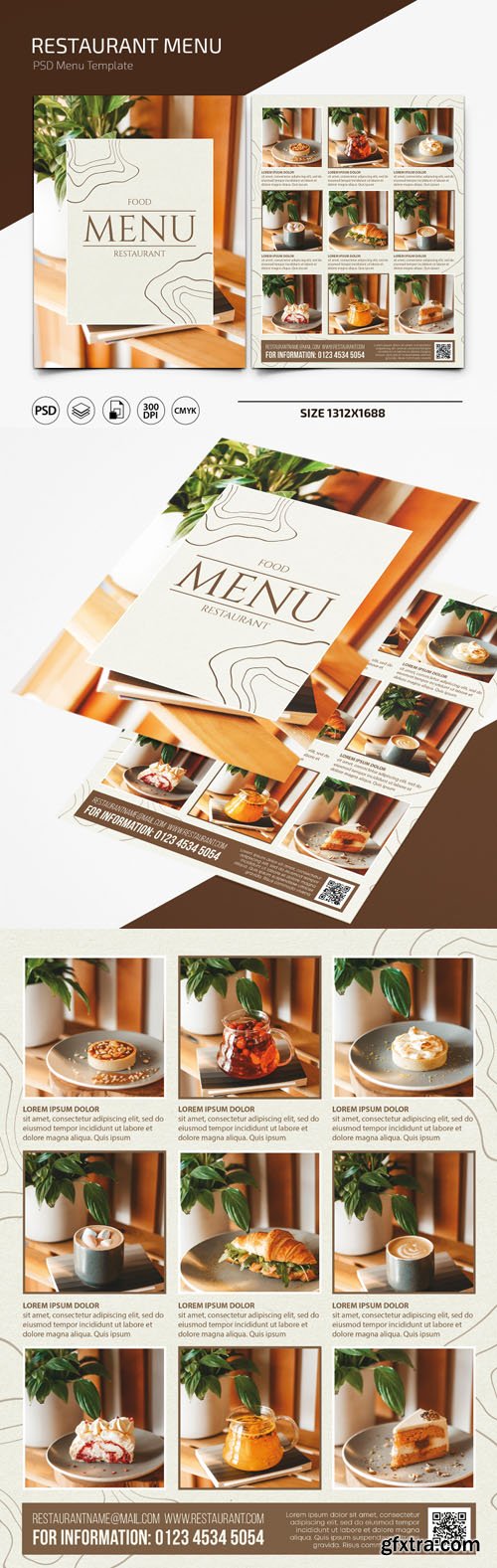 Food Menu Restaurant PSD Template Food Menu Restaurant PSD Template