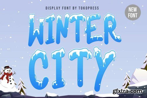 Winter City - Kids font