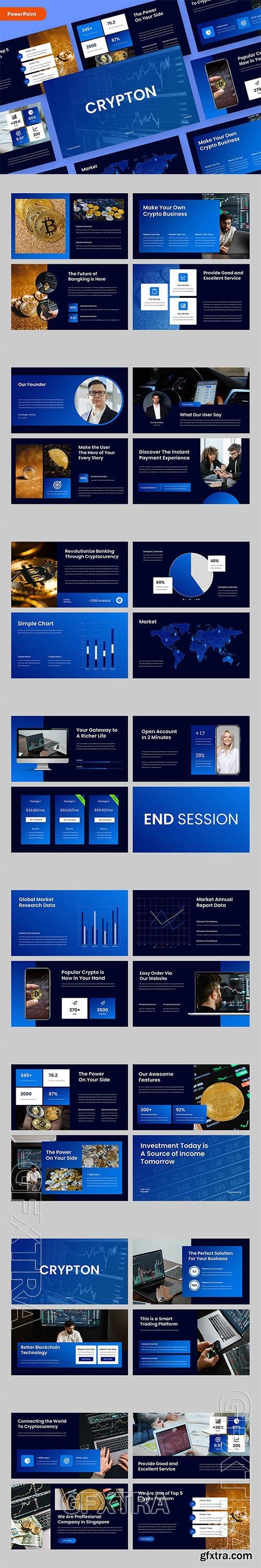 CRYPTON - Cryptocurrency Powerpoint, Keynote and Google Slides Template CRYPTON - Cryptocurrency Powerpoint, Keynote and Google Slides Template