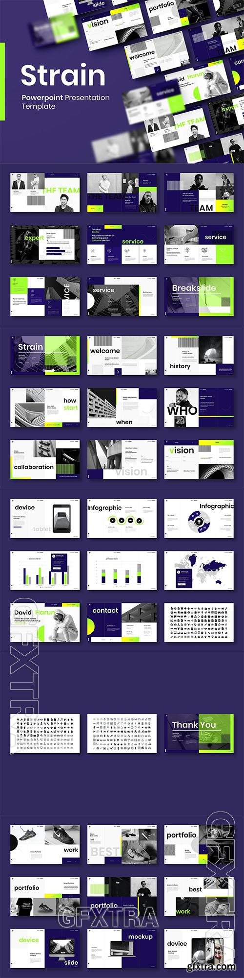 Strain - Business Powerpoint, Keynote and Google Slides Template Strain - Business Powerpoint, Keynote and Google Slides Template
