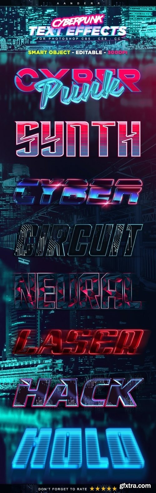 GraphicRiver - Cyberpunk Text Effects 21878876