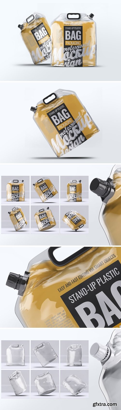 GraphicRiver - Stand-up Plastic Packaging Bag Mock-Up 33769838