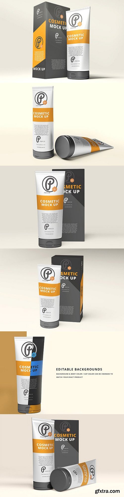Cosmetic Mockup - Cream Tube