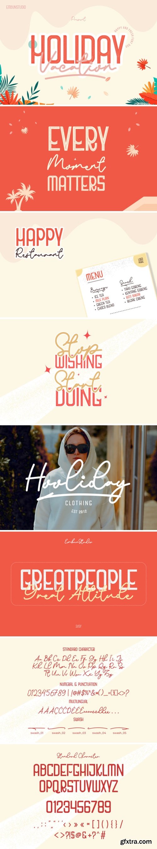 Holiday Vacation Font