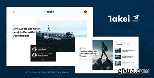 ThemeForest - Takei v1.0 - Blog and Magazine HTML Template - 33746881