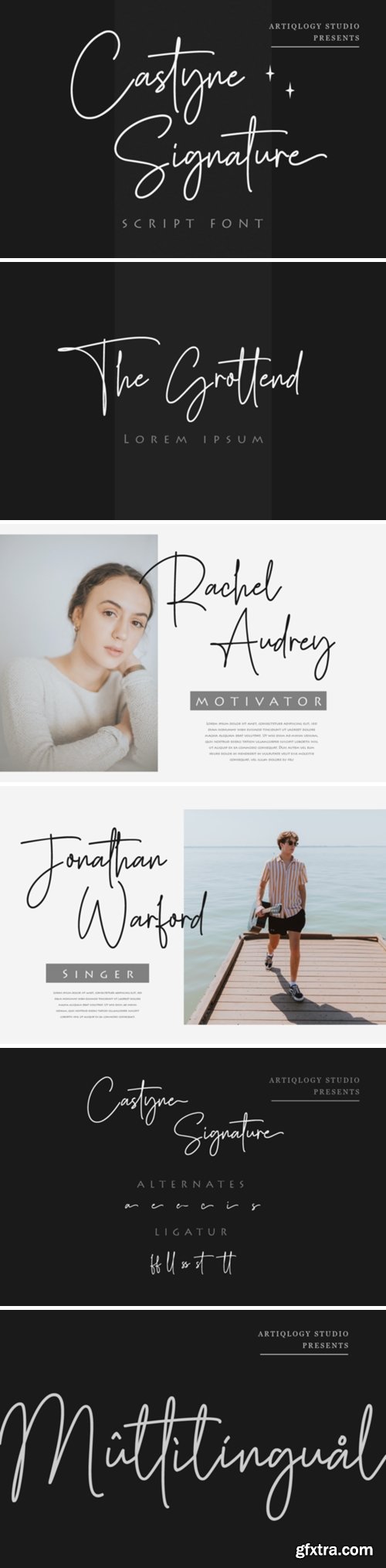 Castyne Signature Font