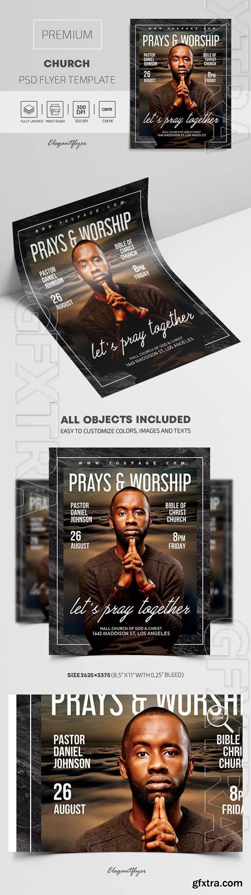 Church Premium PSD Flyer Template Church Premium PSD Flyer Template