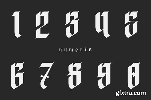 Modern Blackletter Font