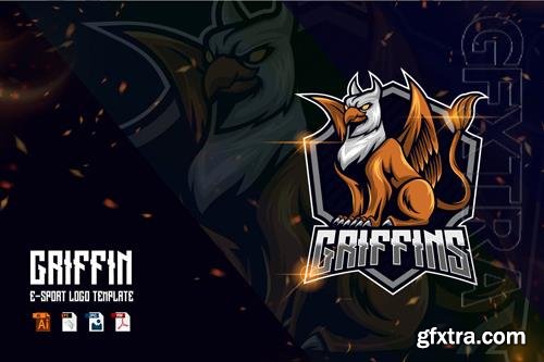 Griffin E-sport logo template Griffin E-sport logo template