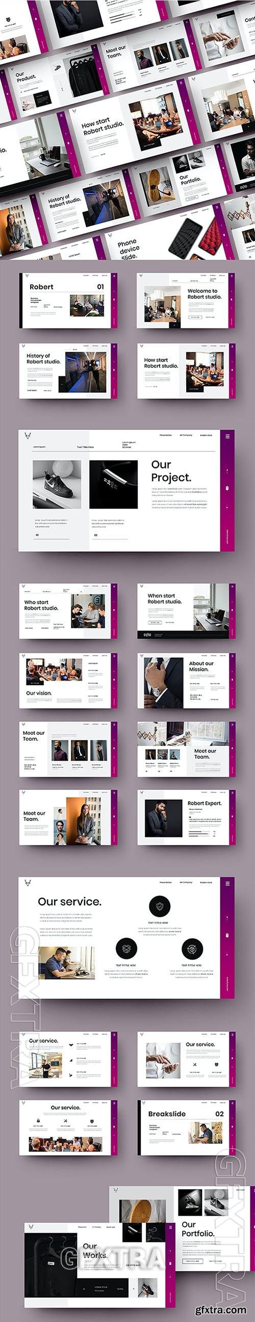 Robert - Business Powerpoint, Keynote and Google Slides Template Robert - Business Powerpoint, Keynote and Google Slides Template