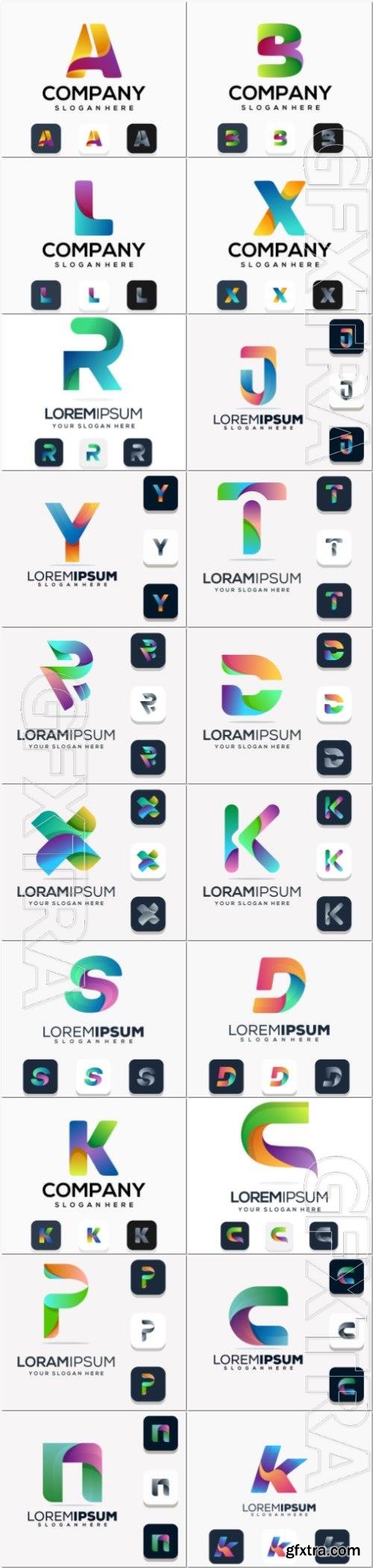 Modern logo design premium vector
