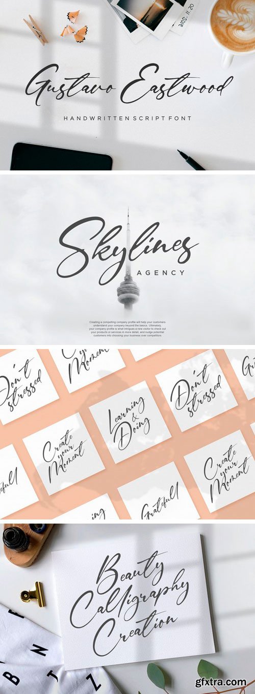 Gustavo Eastwood Script Font