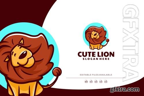 Cute Lion Cartoon Logo Cute Lion Cartoon Logo
