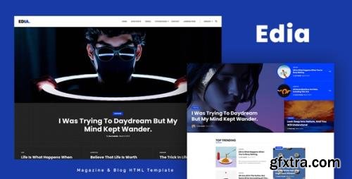 ThemeForest - Edia v1.0 - Blog and Magazine HTML Template - 33827264