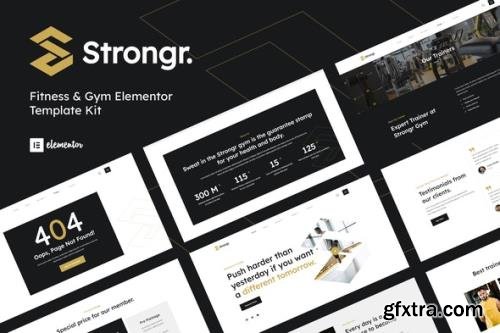 ThemeForest - Strongr v1.0.0 - Fitness & Gym Elementor Template Kit - 33813710