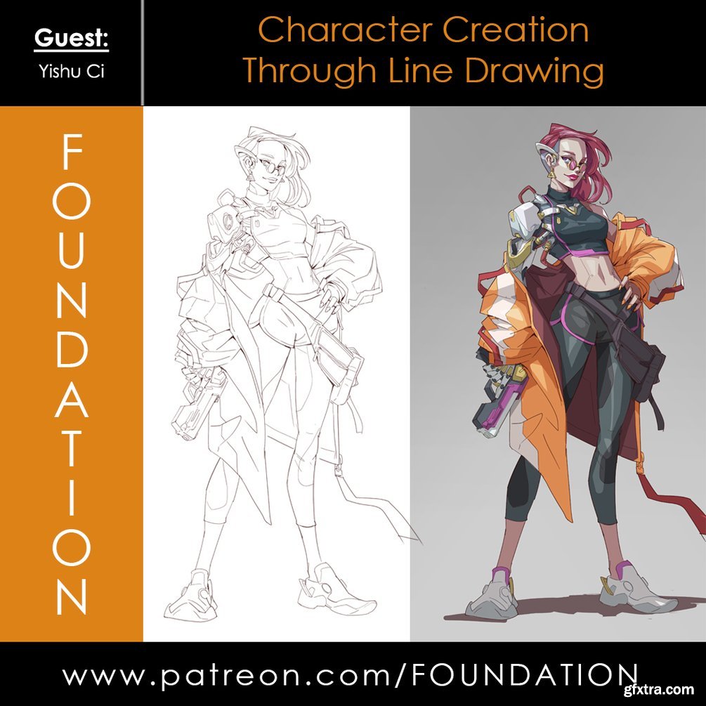 Foundation Patreon Character Creation Through Line Drawing » GFxtra