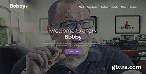 ThemeForest - Bobby v1.5 - Creative One Page Joomla Template - 15433872