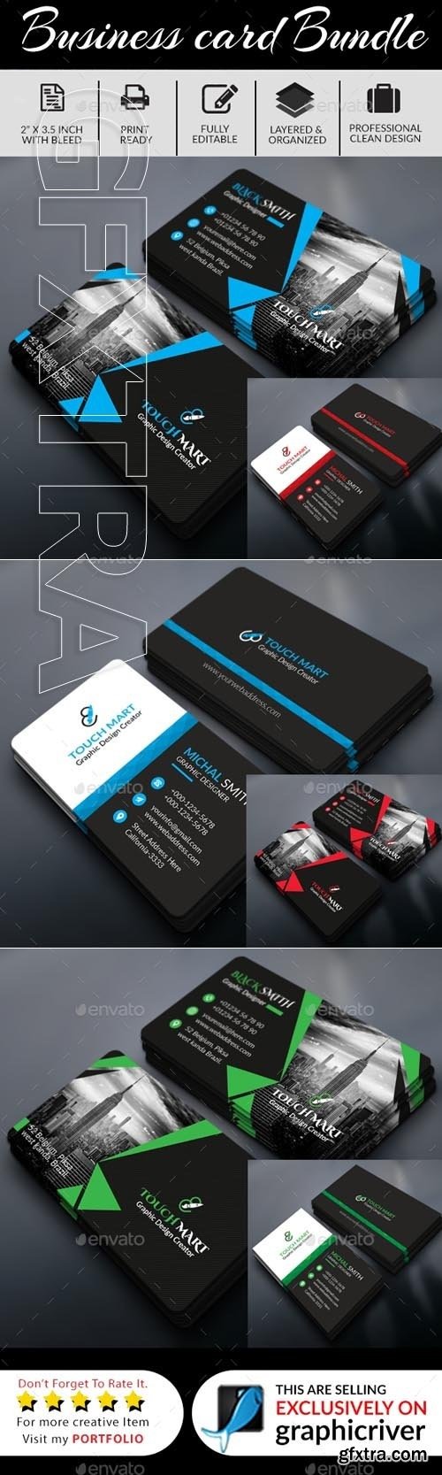GraphicRiver - Business Card Bundle (6 In 1) 20529518