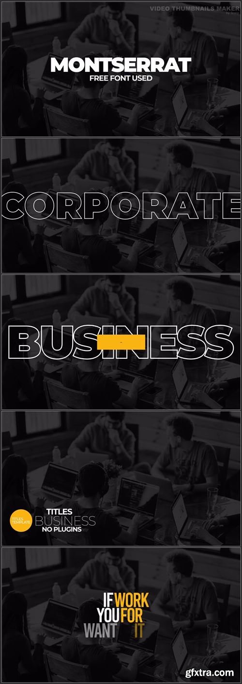 Corporate Titles Pack V8 284529 Corporate Titles Pack V8 284529