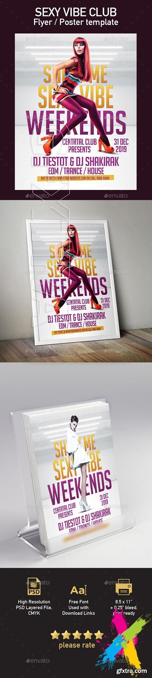 GraphicRiver - Sexy Vibe Club Flyer Poster Template 20413867