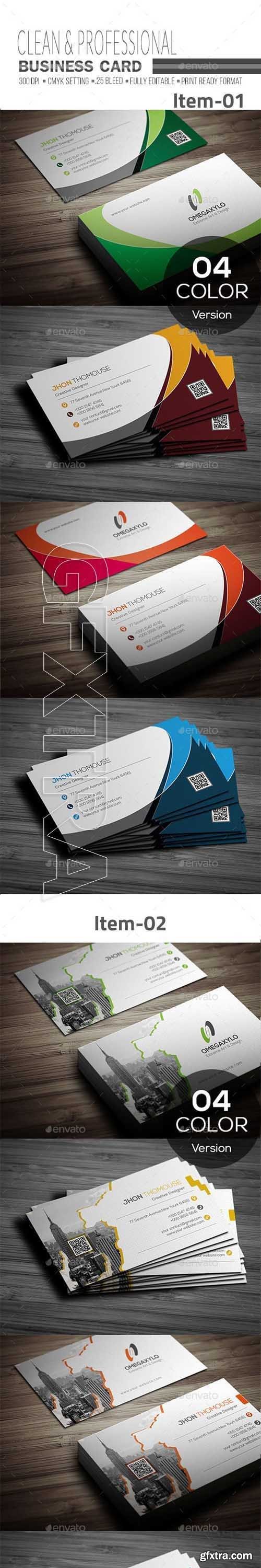 GraphicRiver - Business Card Bundle 2 In 1 20402377