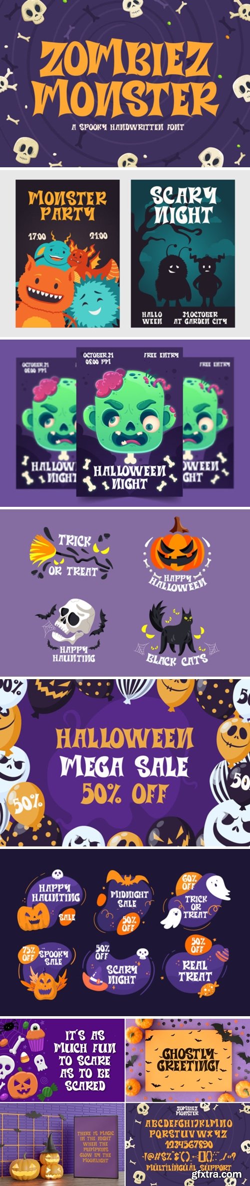 Zombiez Monster Font