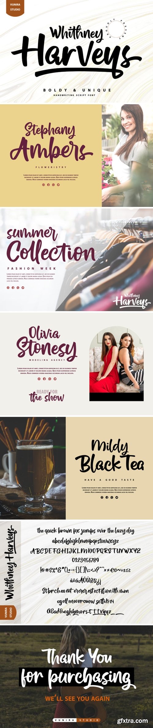 Whithney Harveys Font