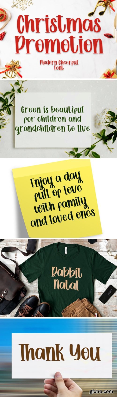 Christmas Promotion Font