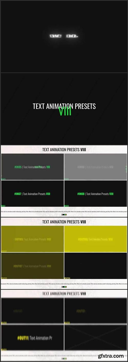 Text Animation Presets Viii 771325
