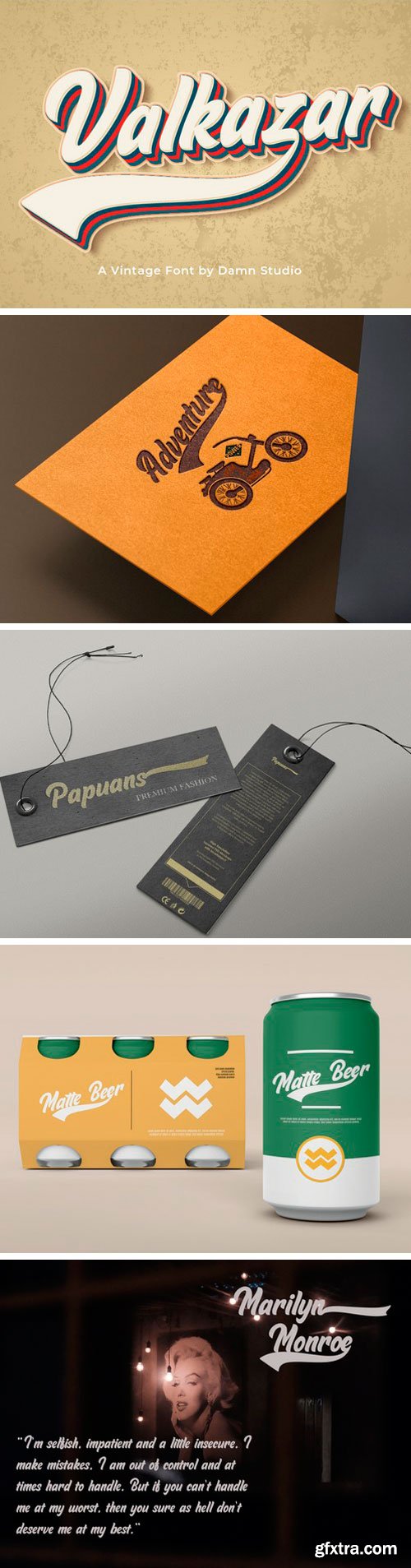 Valkazar Display Font