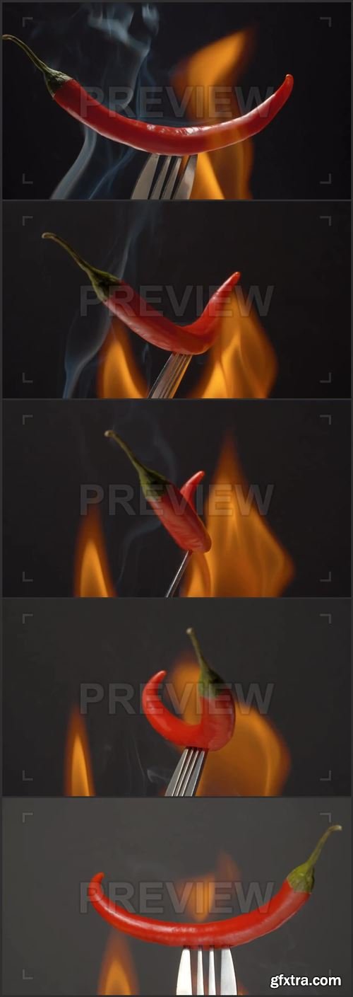 Hot Chili In Fire 892162