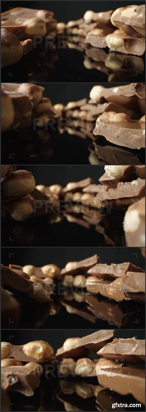 Chocolate With Hazelnuts Macro 892171